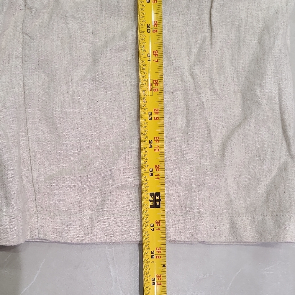Abercrombie & Fitch Cream Wide Leg Pants - Picture 6 of 12